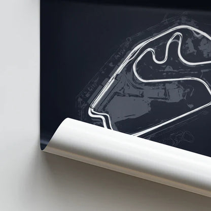 Illustratedtracks Poster – Autódromo José Carlos Pace Interlagos