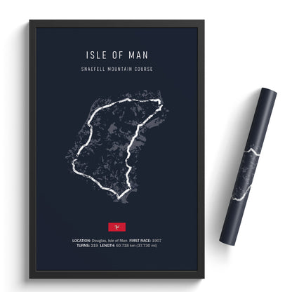 Illustratedtracks Poster – Isle of Man TT