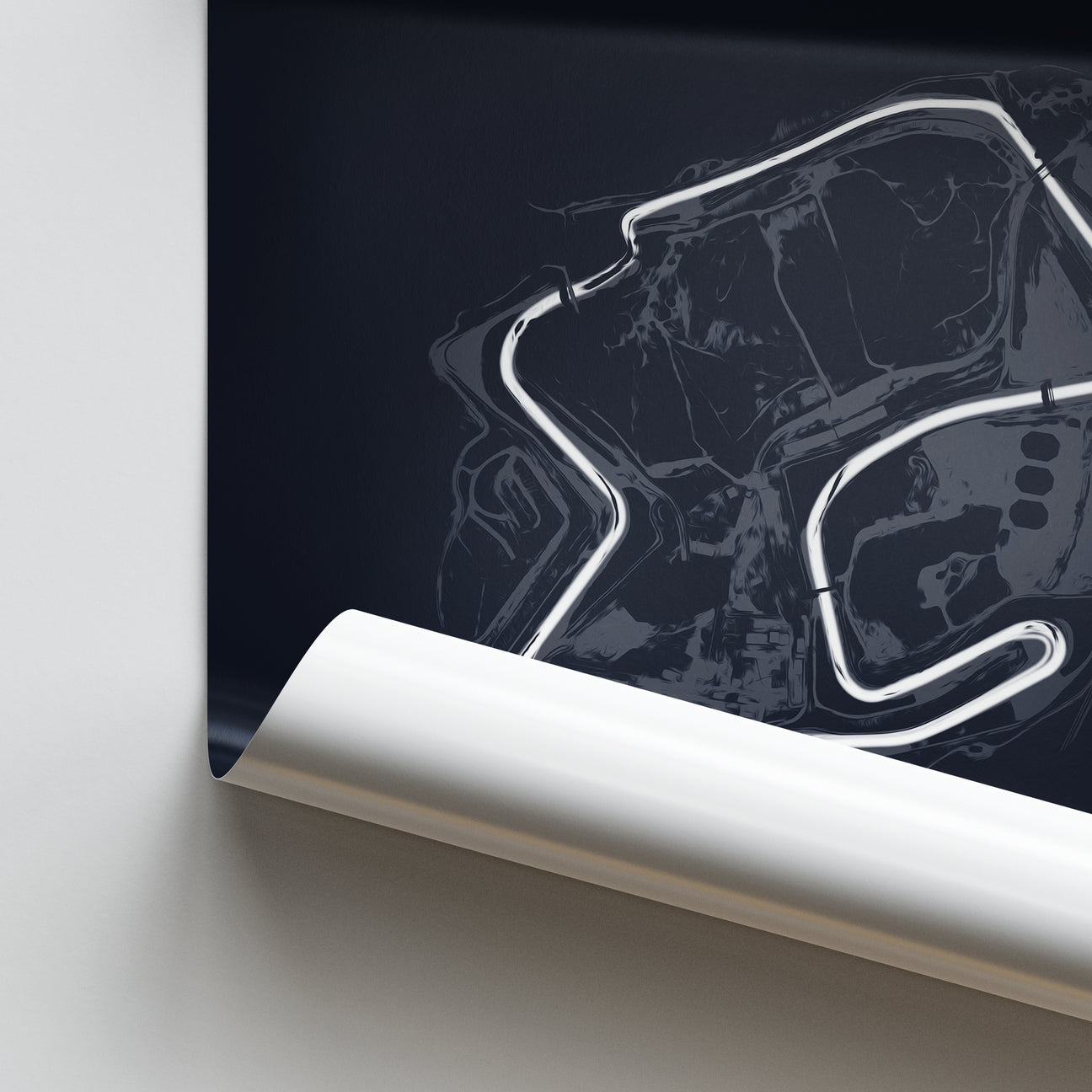 Illustratedtracks Poster – Laguna Seca Raceway