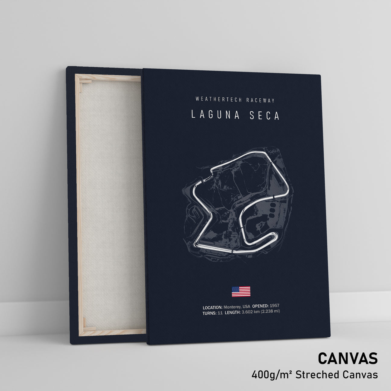 Illustratedtracks Poster – Laguna Seca Raceway