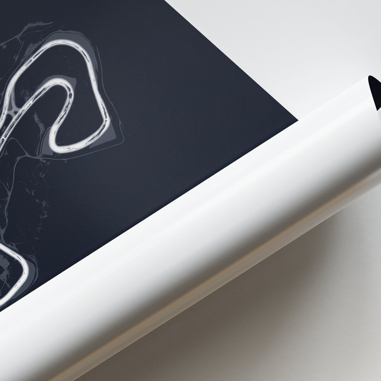 Illustratedtracks Poster – Circuit Park Zandvoort – Navy